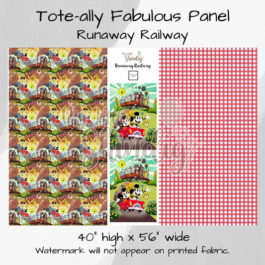 Runaway Railway Tote-Ally Fabulous Panel