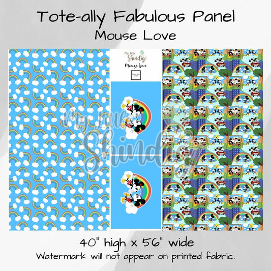 Mouse Love Tote-Ally Fabulous Panel