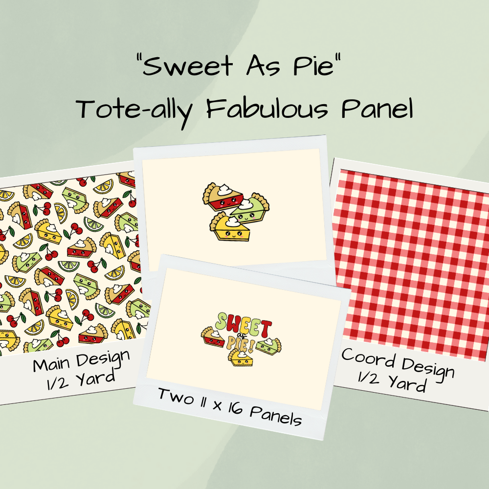 Sweet As Pie Tote-Ally Fabulous Panel (retail)