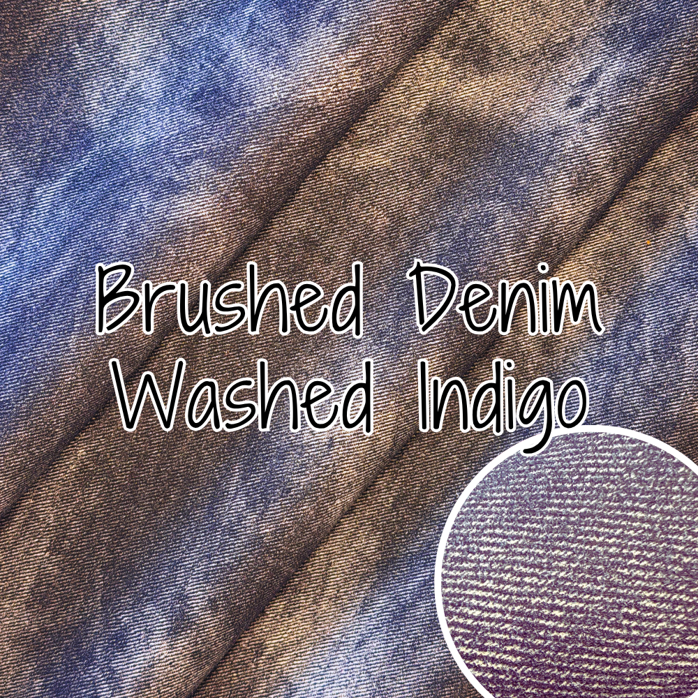 Brushed Denim - Washed Indigo 18" (retail)