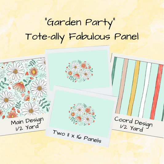 Garden Party Tote-Ally Fabulous Panel (retail)