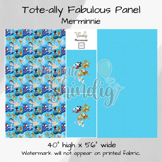 Merminnie Tote-Ally Fabulous Panel