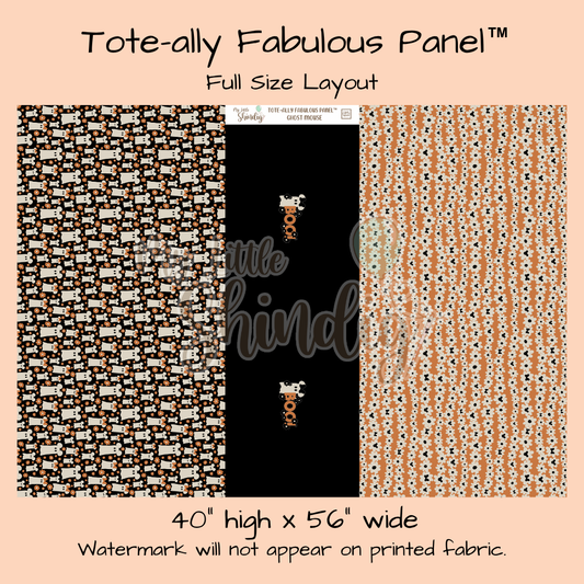 Boo Mouse Tote-Ally Fabulous Panel (pre-order)