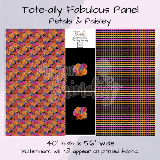 Bright Botanicals Tote-Ally Fabulous Panel (retail)