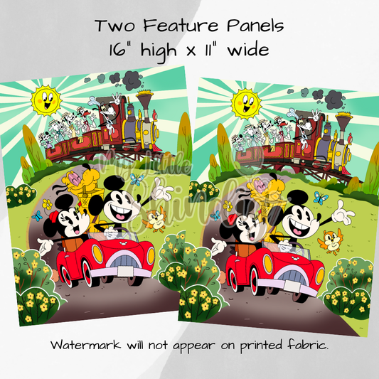 Runaway Railway Tote-Ally Fabulous Panel (retail)