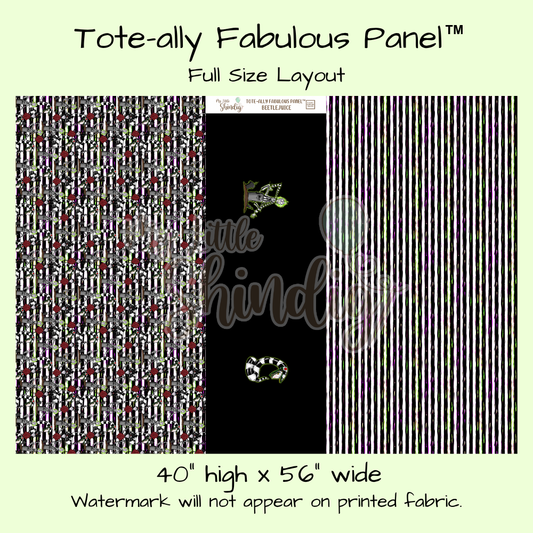 Beetlejuice Tote-Ally Fabulous Panel (pre-order)