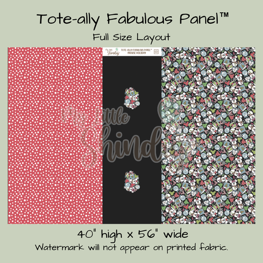 Mouse Holiday Tote-Ally Fabulous Panel (pre-order)