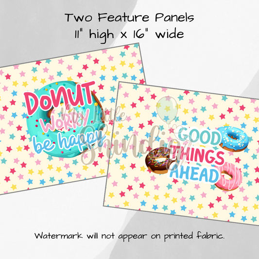 Donut Worry Be Happy - Tote-Ally Fabulous Panel