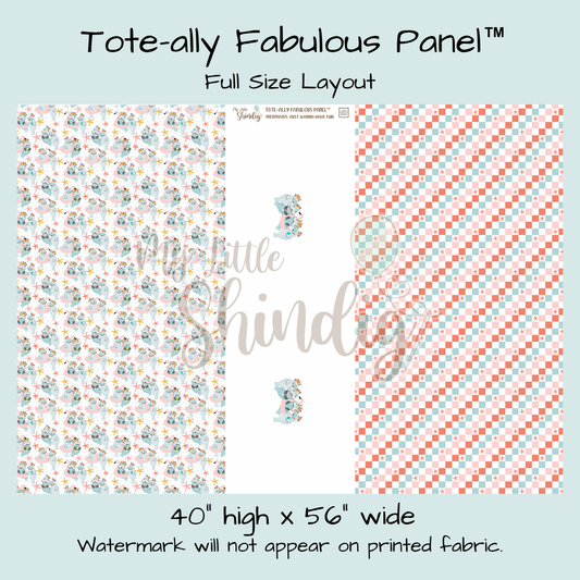 Mermaids Just Wanna Have Fun Tote-Ally Fabulous Panel (pre-order)