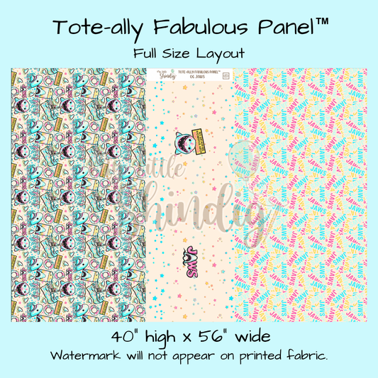 OG JAWS Tote-Ally Fabulous Panel (retail)