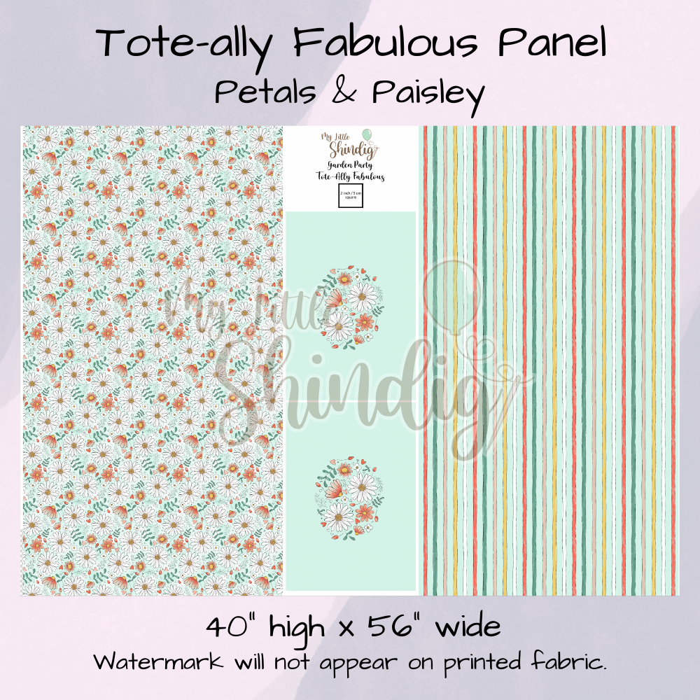 Garden Party Tote-Ally Fabulous Panel (retail)