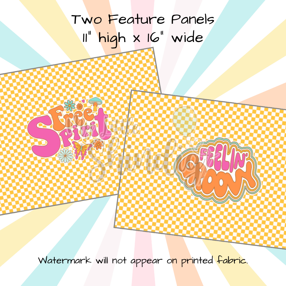 Groovy Summer Tote-Ally Fabulous Panel (retail)