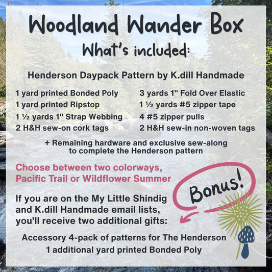Woodland Wander Box - Pacific Trail Colorway