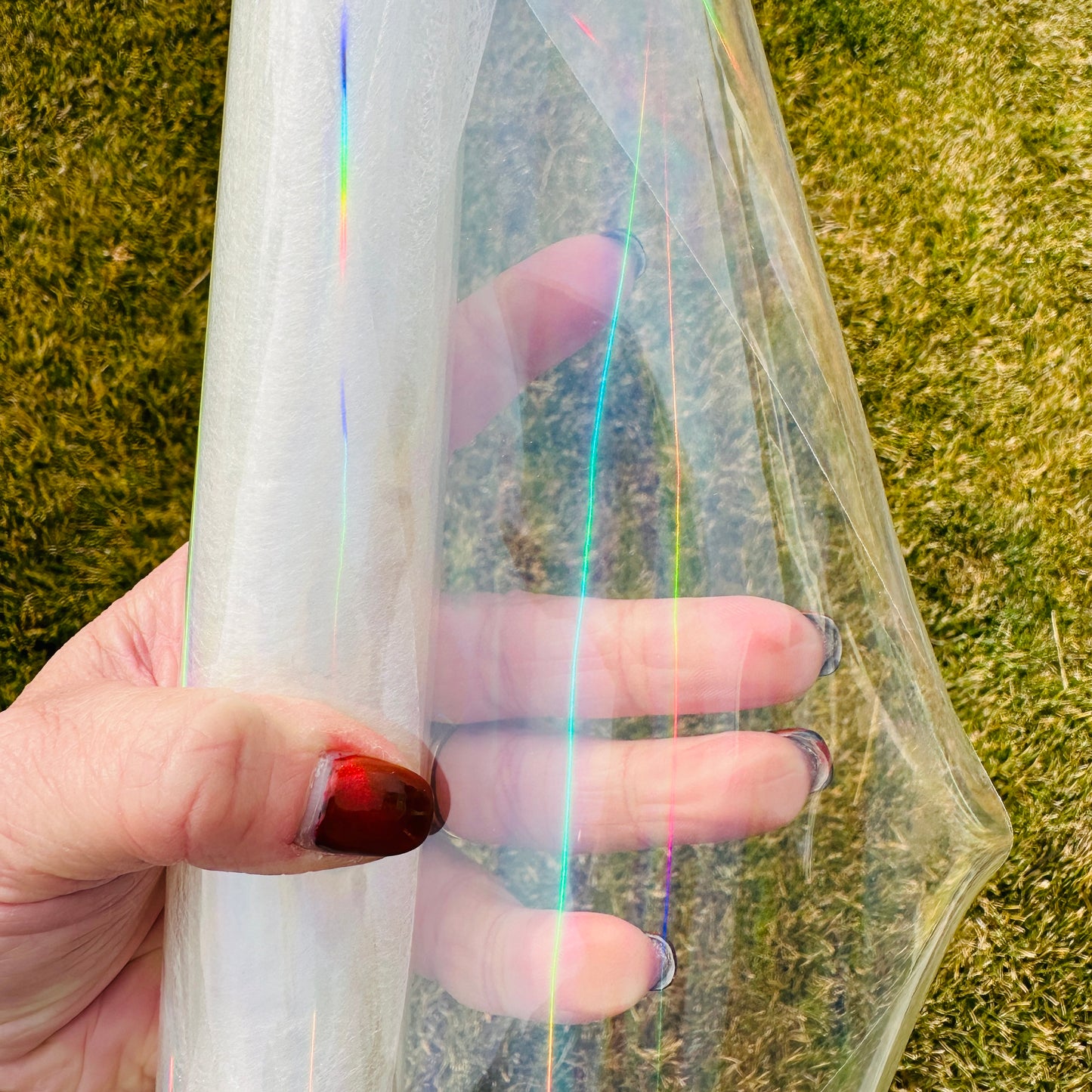 Patterned Iridescent TPU Vinyl (retail)