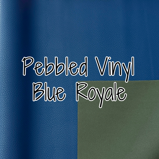 Pebbled Vinyl - Blue Royale - 18" (retail)