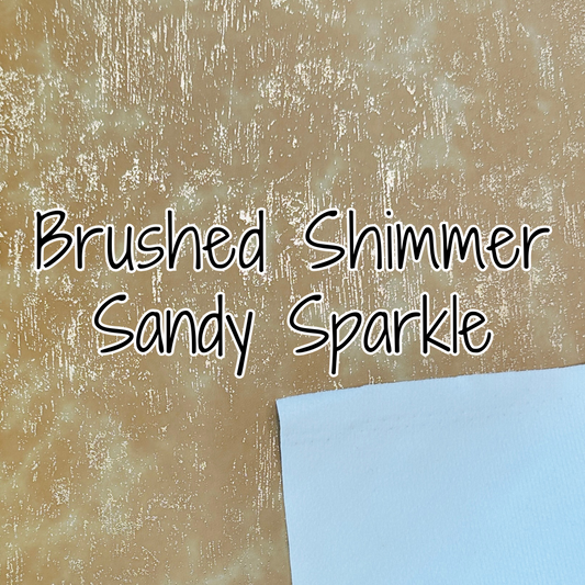 Brushed Shimmer Vinyl - Sandy Sparkle - 18" (retail)