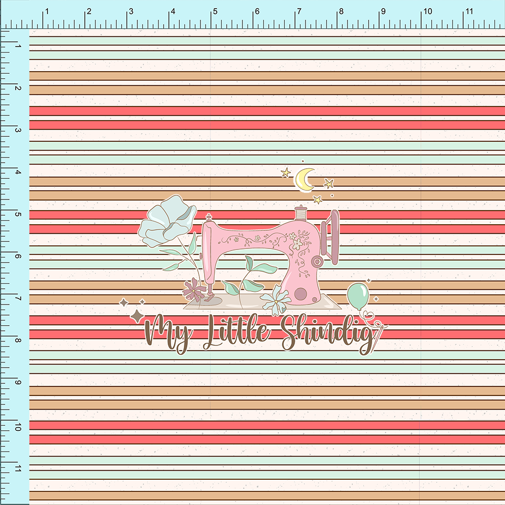 Fabric Club Month 37 - Camping Stripes (retail)