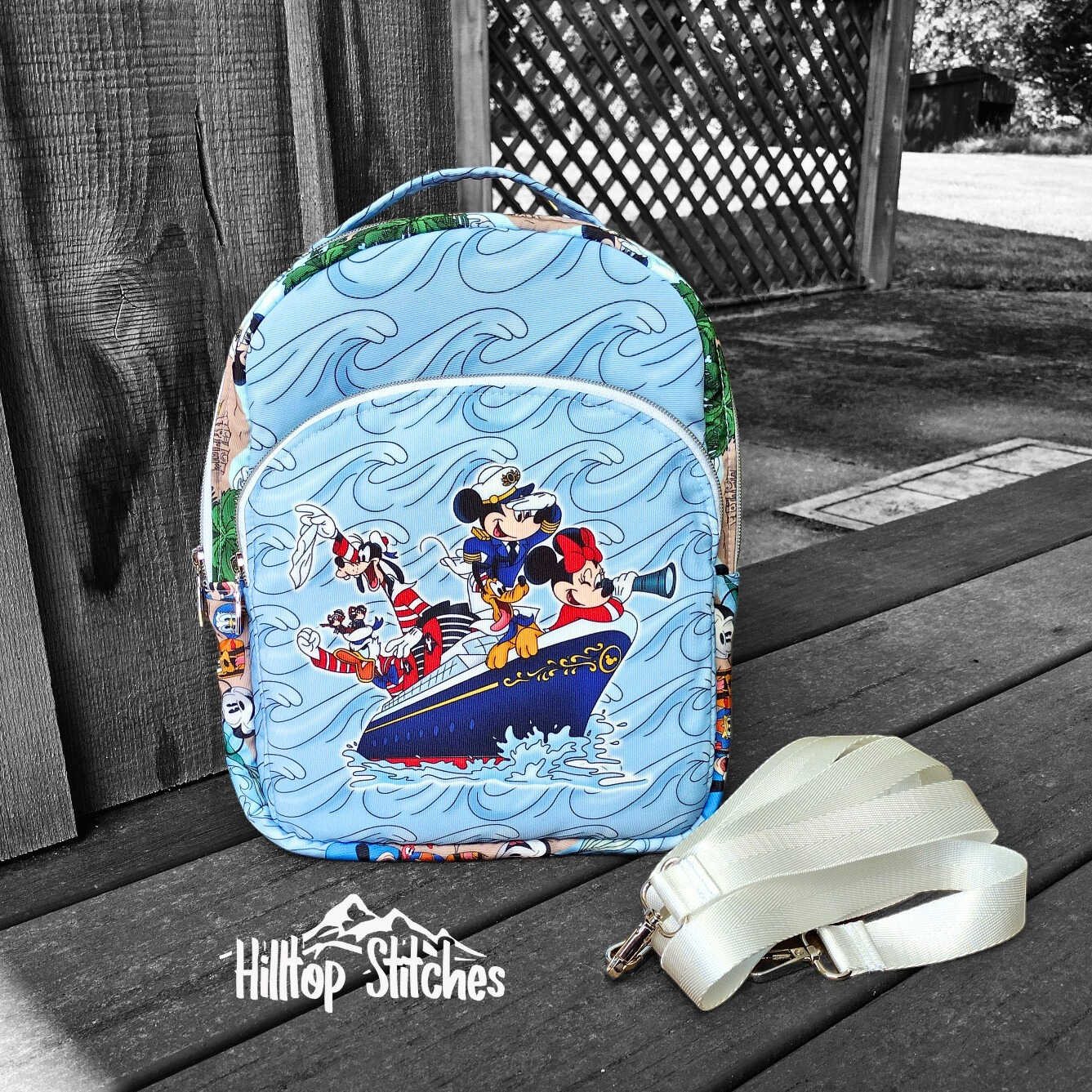 Castaway Tote-Ally Fabulous Panel (pre-order)
