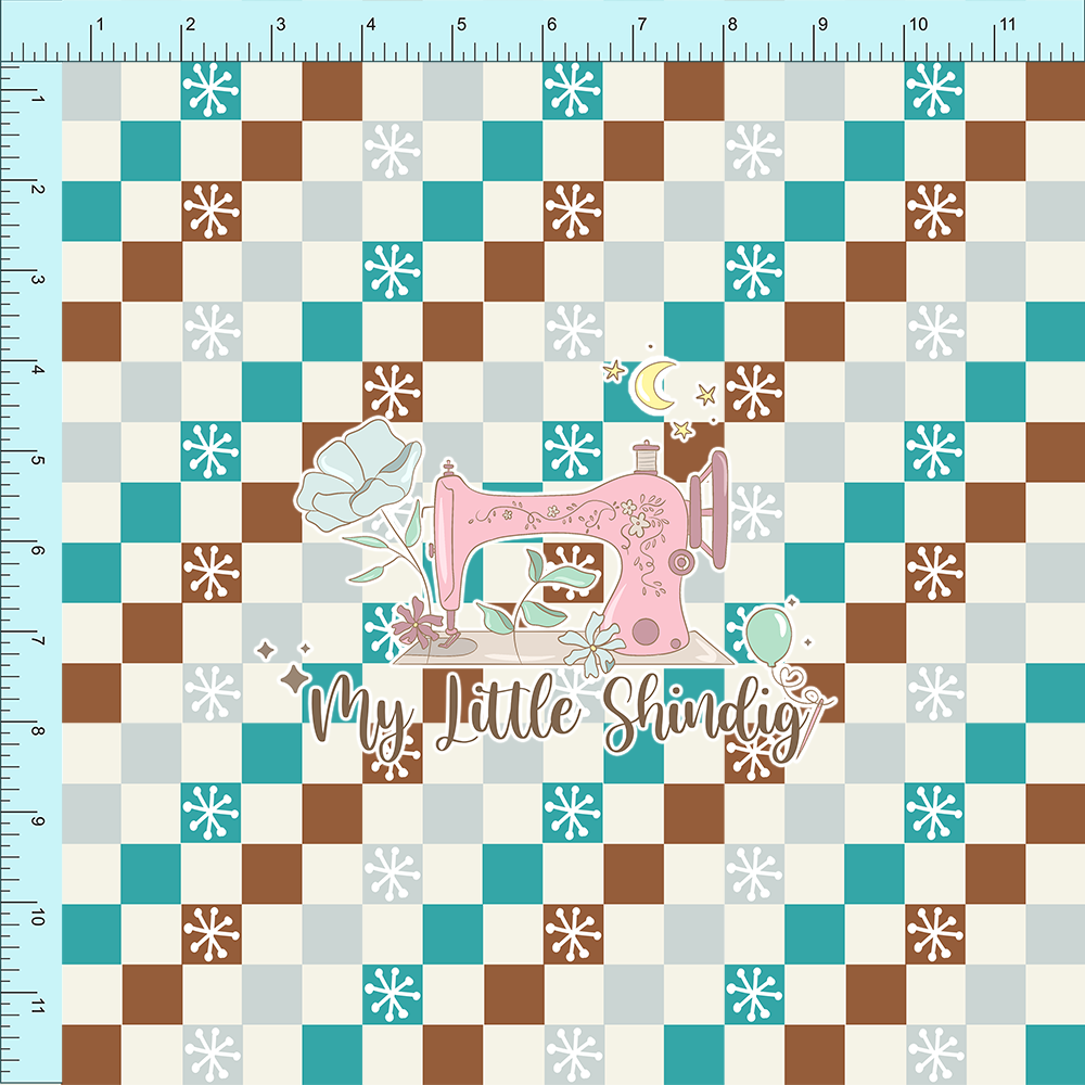 Club 43 | Checkerboard Snowflakes | Pre-Order