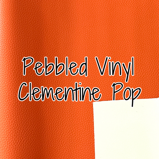 Pebbled Vinyl - Clementine Pop - 18" (retail)