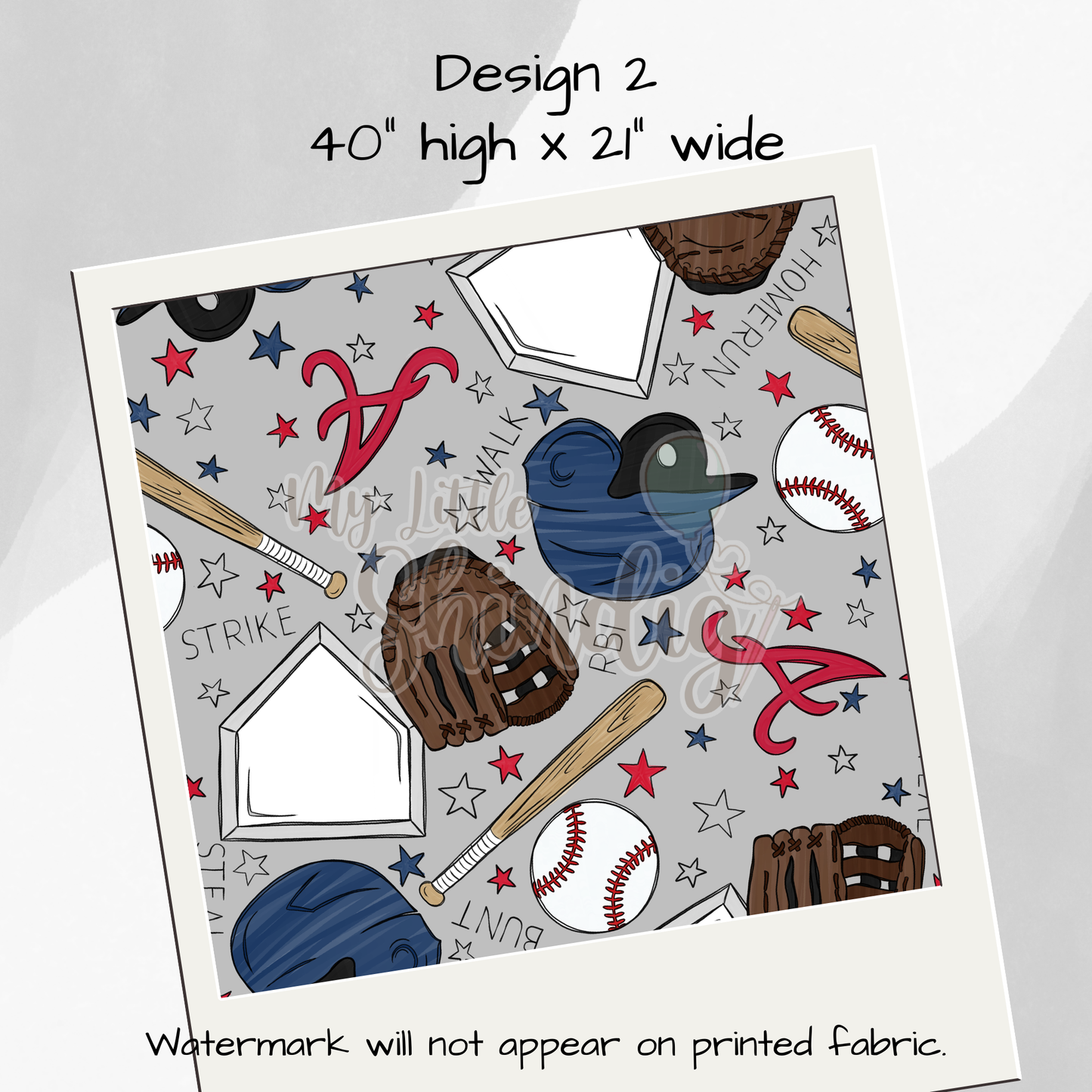 Atlanta Braves Tote-Ally Fabulous Panel - w/Solid Feature Panel (pre-order)