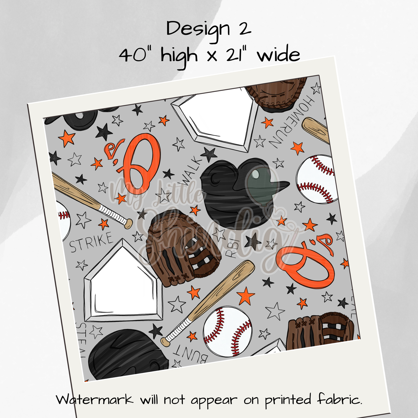 Baltimore Orioles Tote-Ally Fabulous Panel - w/Striped Feature Panel (pre-order)