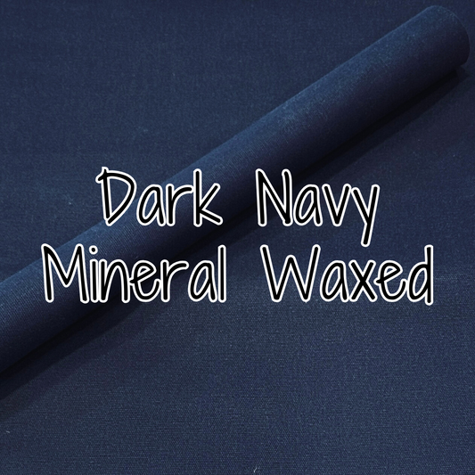 12 oz. Mineral Waxed Canvas - Dark Navy (retail)