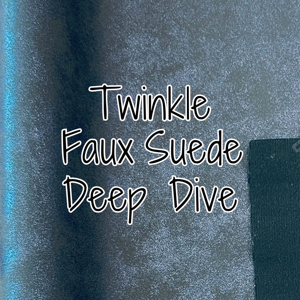 Twinkle Faux Suede - Deep Dive - 18" (retail)