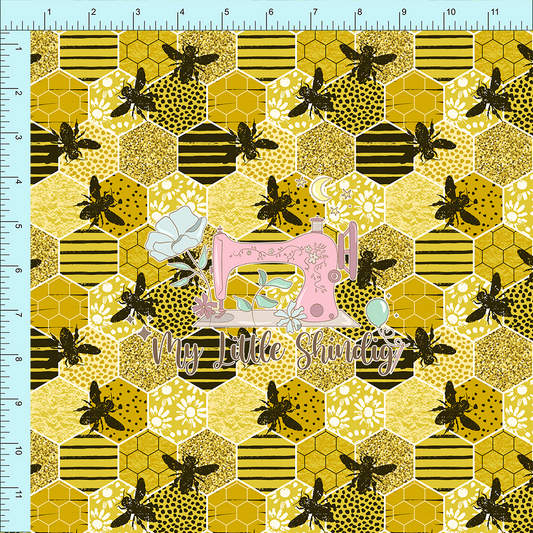 Fabric Club Month 35 - Designer Bees (retail)