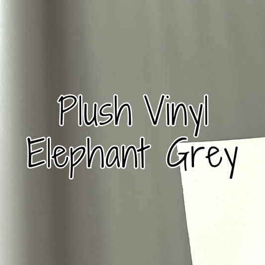 Plush Vinyl - Elephant Grey - 18" (retail)