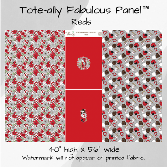Cincinnati Reds Tote-Ally Fabulous Panel - w/Solid Feature Panel (pre-order)