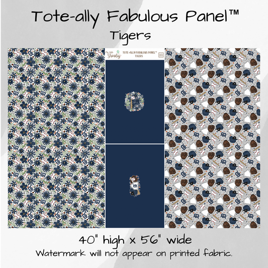 Detroit Tigers Tote-Ally Fabulous Panel - w/Solid Feature Panel (pre-order)