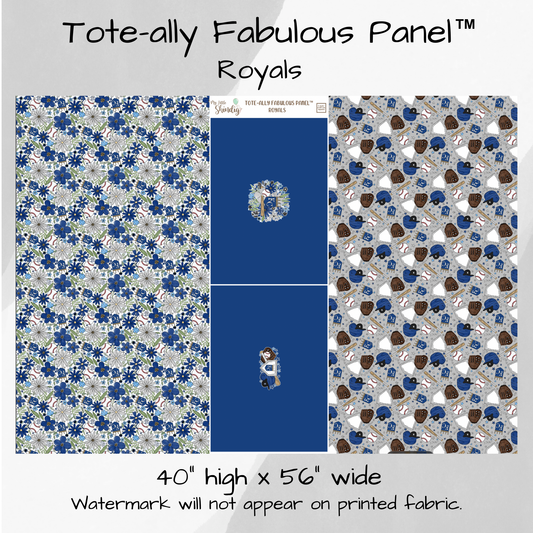 Kansas City Royals Tote-Ally Fabulous Panel - w/Solid Feature Panel (pre-order)
