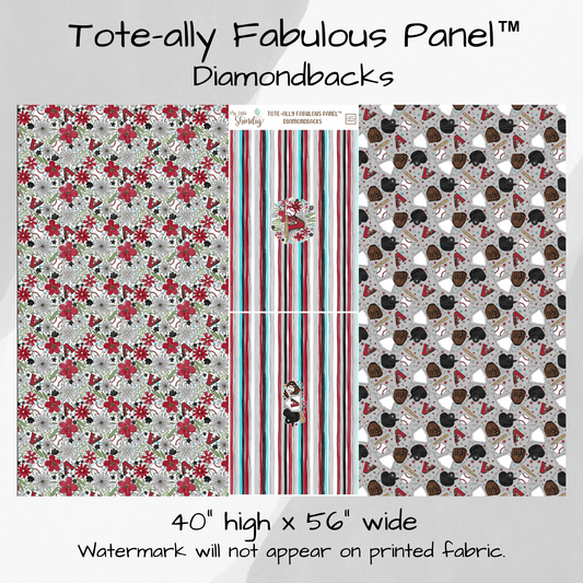 Arizona Diamondbacks Tote-Ally Fabulous Panel - w/Striped Feature Panel (pre-order)