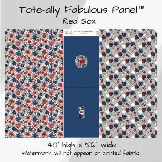 Boston Red Sox Tote-Ally Fabulous Panel - w/Solid Feature Panel (pre-order)