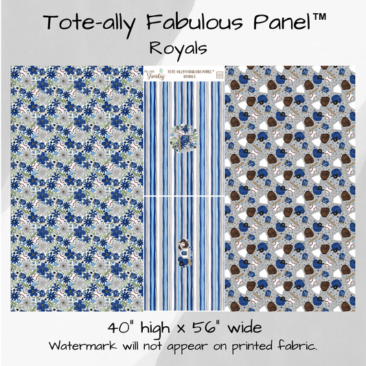 Kansas City Royals Tote-Ally Fabulous Panel - w/Striped Feature Panel (pre-order)
