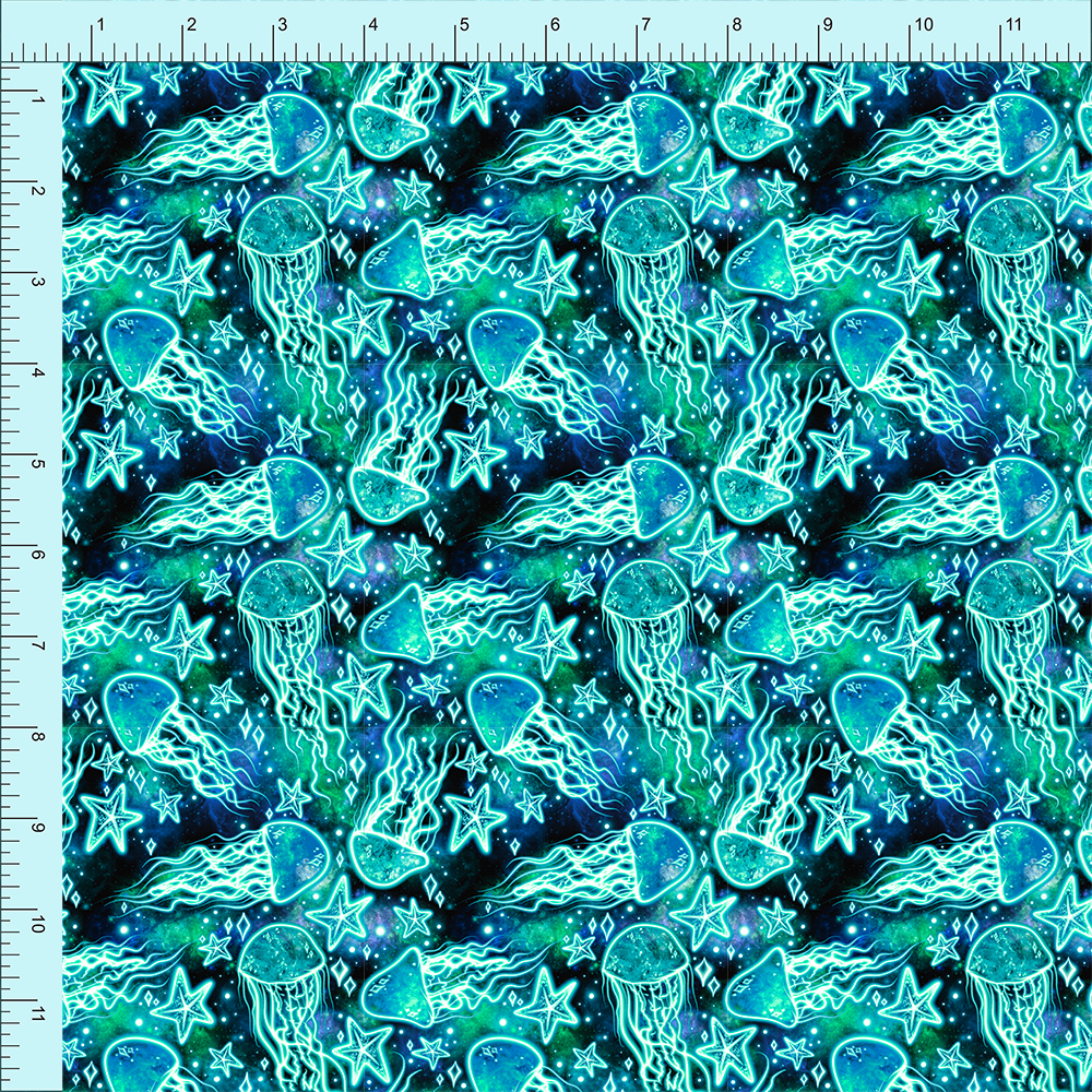 Galactic Jelly Green (pre-order) - Fabric Club Month 15