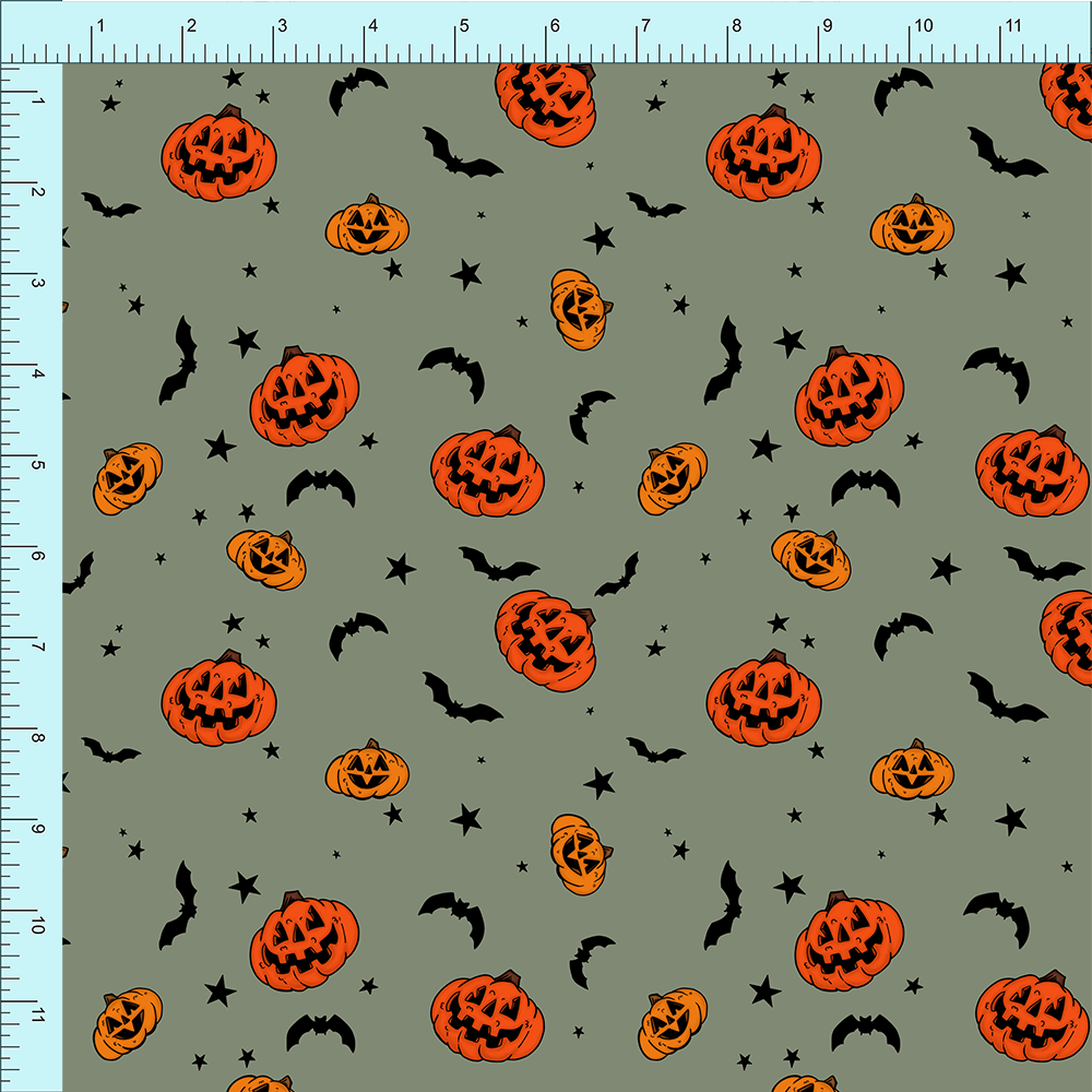 Fabric Club Month 17 - Spooky Pumpkins (pre-order)