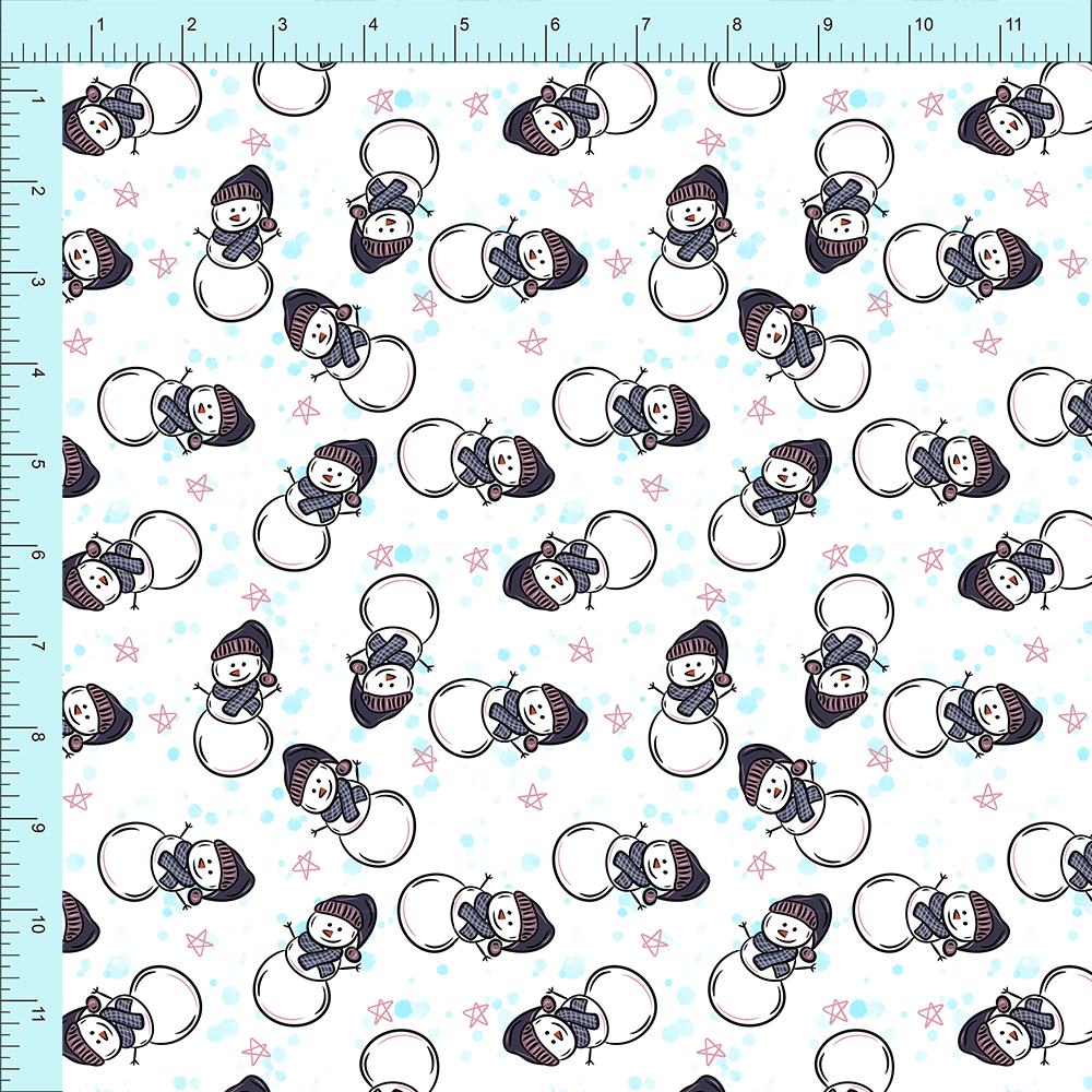 *Snowmen Stars - Fabric Club Month 20 (pre-order)
