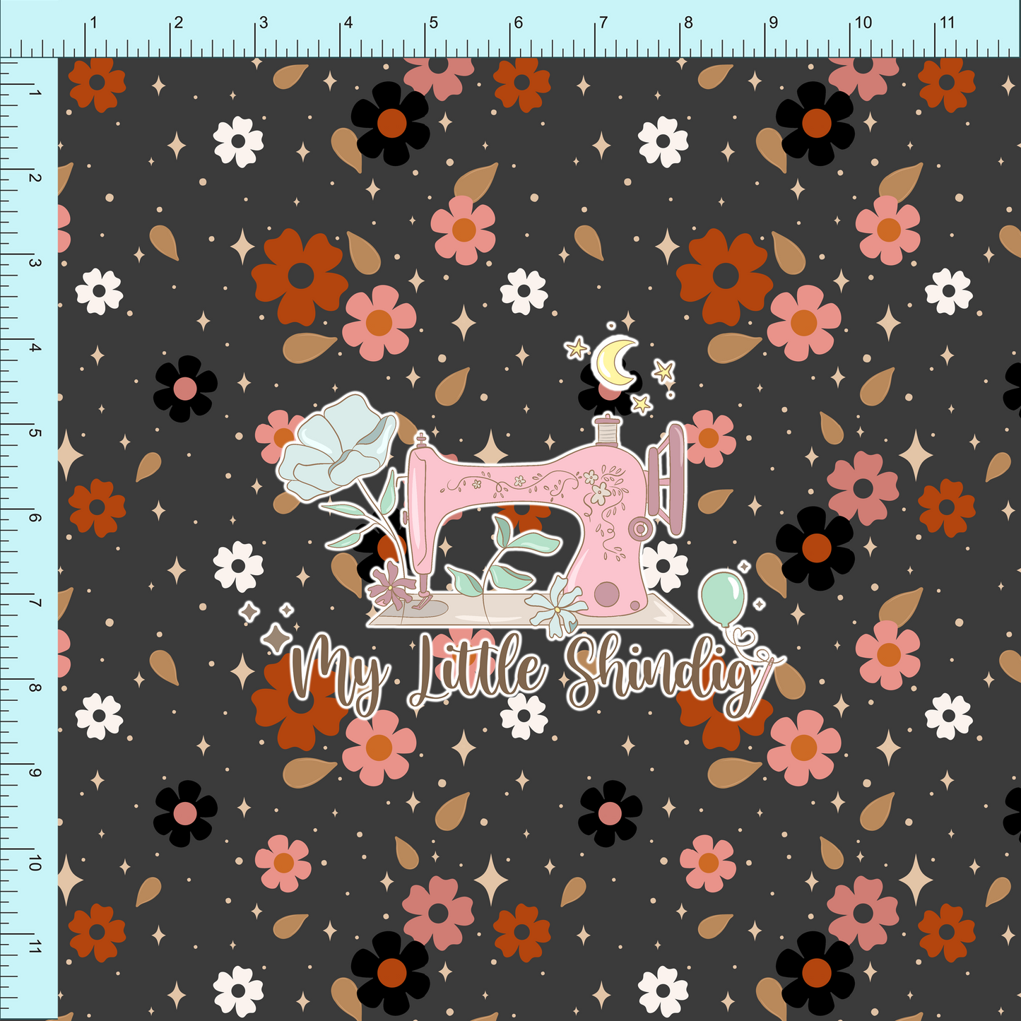 Fabric Club Month 60 - Fall Pumpkin Seeds