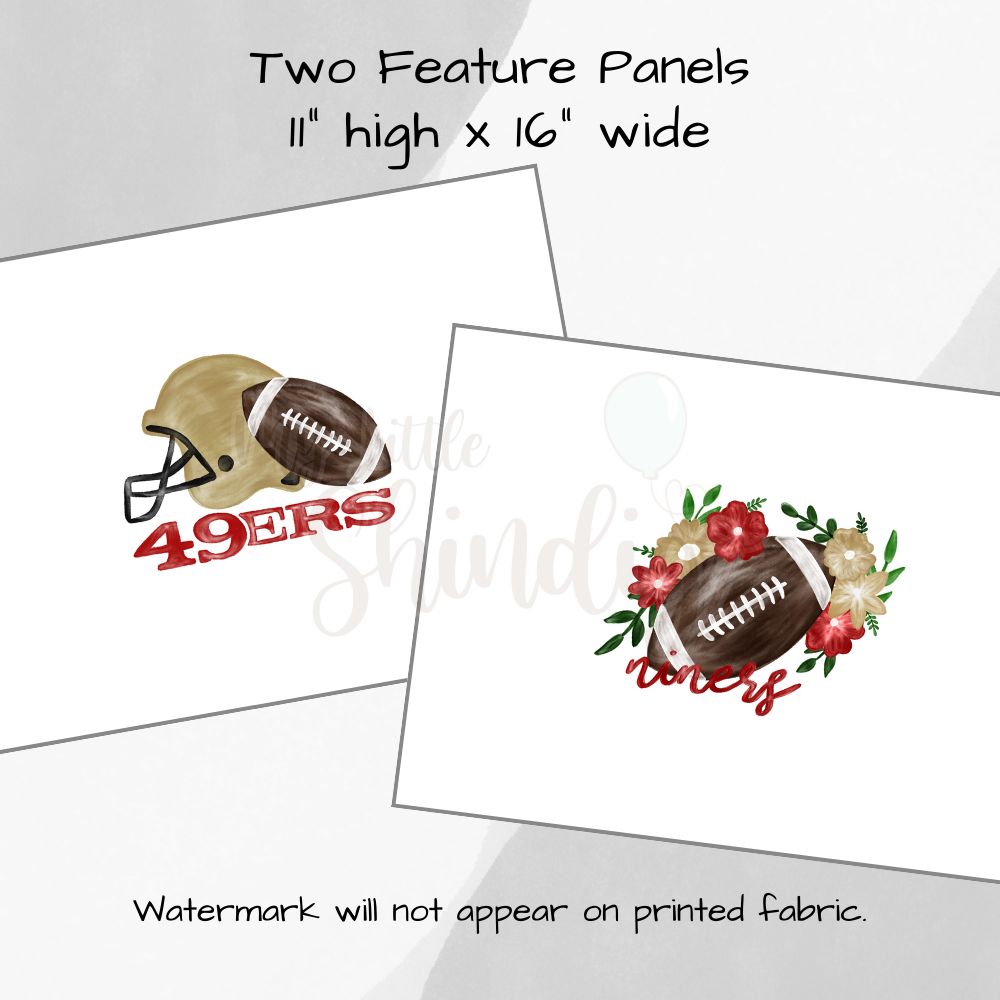 49ers Tote-Ally Fabulous Panel (pre-order)
