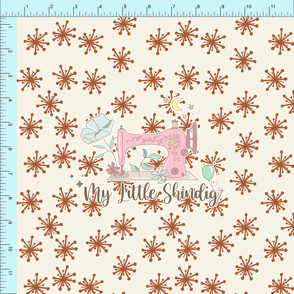 Fabric Club Month 43 - Gingerbread Flurries (retail)