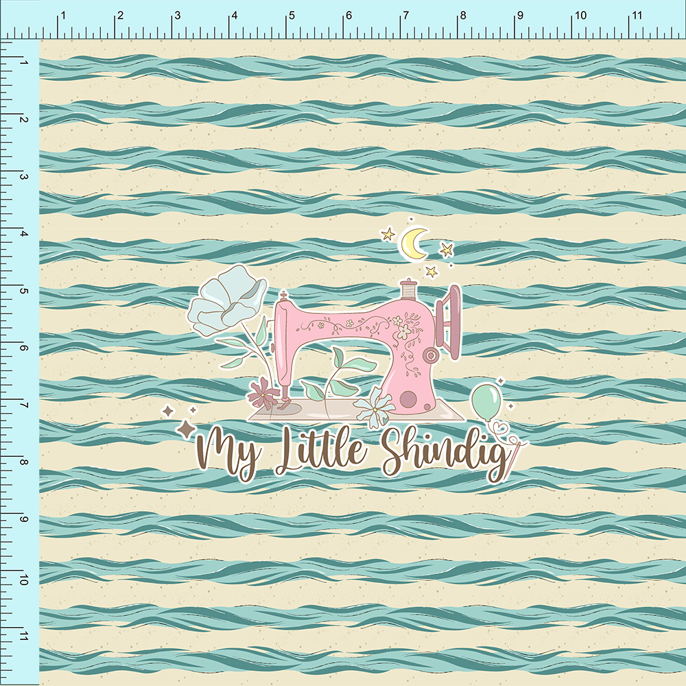 Fabric Club Month 50 - Wavy Stripe (retail)