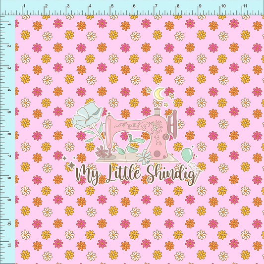Fabric Club Month 51 - Groovy Summer Flower Dot (retail)