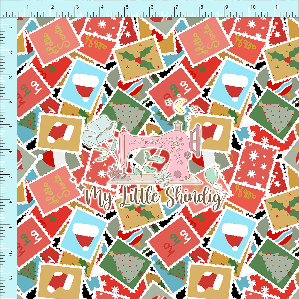 *Holiday Postage - Fabric Club Month 31 (pre-order)