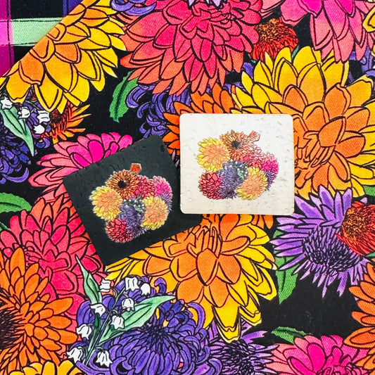 Bright Botanicals - Color Printed Cork Tags (6 Pack) - MEMBERS ONLY