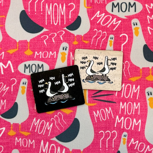 MomGulls - Color Printed Cork Tags (6 Pack)