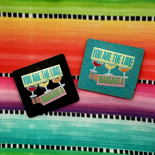 You're The Lime To My Margarita - Color Printed Cork Tags (6 Pack) - MEMBERS ONLY
