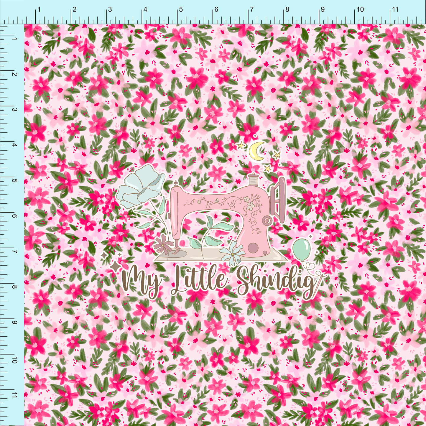 Fabric Club Month 59 - Island Summer Pink Canopy - Poly WPC (retail)