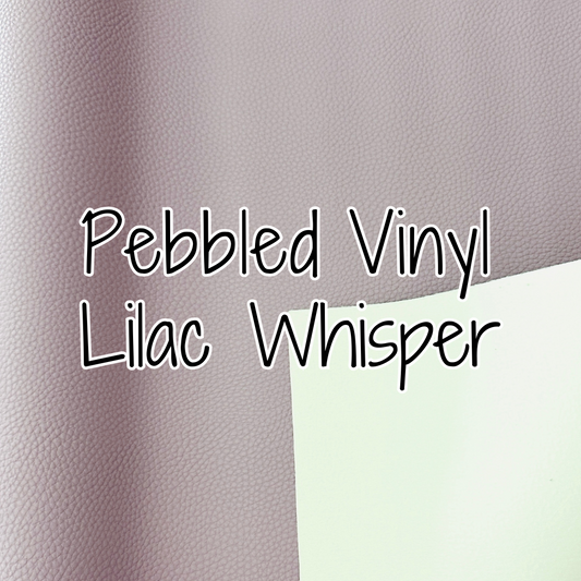Pebbled Vinyl - Lilac Whisper - 18" (retail)